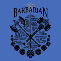 Rpg Class Series Barbarian   Black Version Basic T-shirt | Artistshot