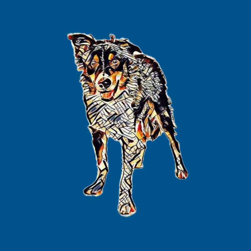 A Border Collie Dog Standing Classic T-shirt | Artistshot