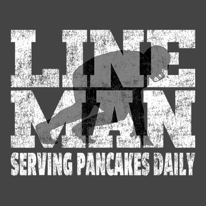 Vintage Football Lineman Saying   Serving Pancakes Basic T-shirt | Artistshot