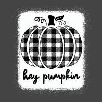 Fall Black And White Plaid Hey Pumpkin T Shirt Basic T-shirt | Artistshot