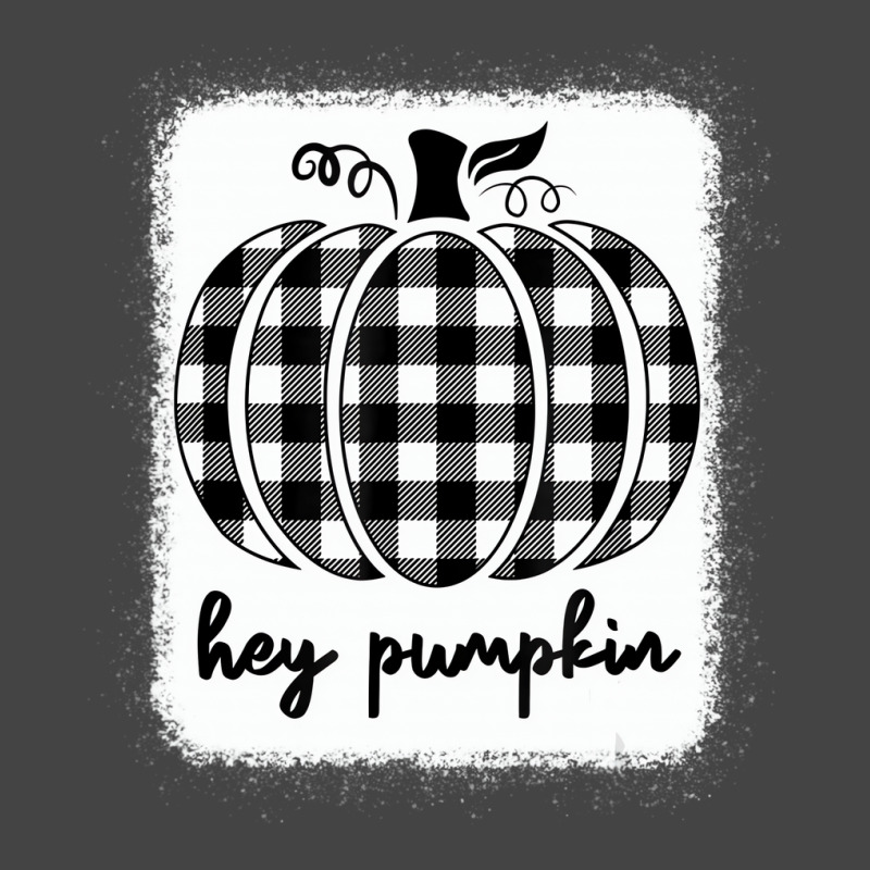 Fall Black And White Plaid Hey Pumpkin T Shirt Basic T-shirt by gabuya | Artistshot