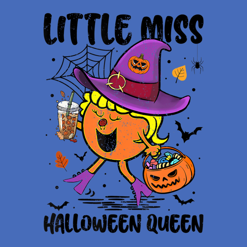 Little Miss Halloween Queen Pumpkin Vintage T Shir Basic T-shirt | Artistshot