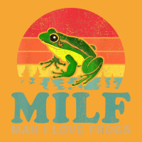 Milf Man I Love Frogs Funny Saying Frog Amphibian Basic T-shirt | Artistshot