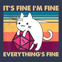 It's Fine I'm Fine Everything's Fine Funny Cat Vin Basic T-shirt | Artistshot