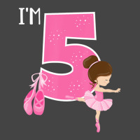 Girl's 5 Year Old Ballerina 5th Birthday Party Bal Basic T-shirt | Artistshot