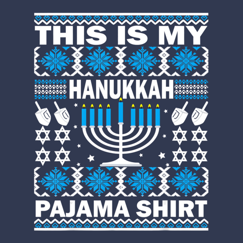 This Is My Hanukkah Pajama Shirt Ugly Pajamas For Basic T-shirt | Artistshot