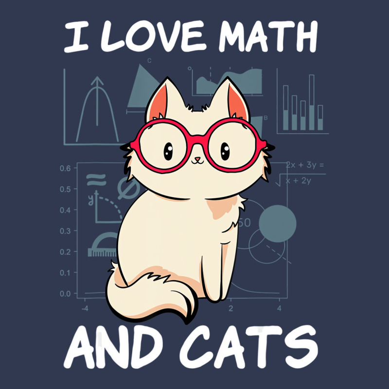 I Love Math And Cats Mathematics Cat Lover Numbers Basic T-shirt | Artistshot