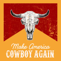 Western Country Bull Skull Makes America A Cowboy Basic T-shirt | Artistshot