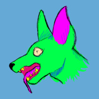 Neon Rabid Zombie Dog Basic T-shirt | Artistshot