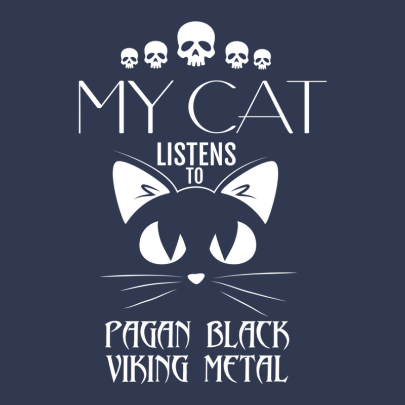 My Cat Listens To Pagan Black Viking Metal Tee Basic T-shirt by DWAYNEALANSHOREY | Artistshot