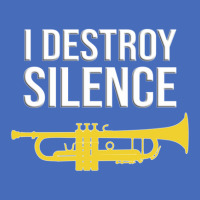 Trumpet - I Destroy Silence - Funny Trumpet Gift Basic T-shirt | Artistshot