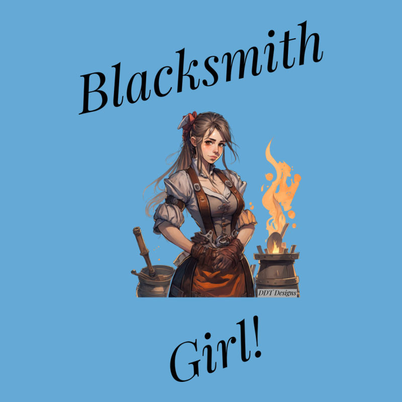 Blacksmith Girl Yellow Basic T-shirt by efratydrexp | Artistshot