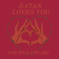 Satan Loves You For Who You Are Basic T-shirt | Artistshot