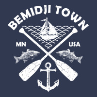 Bemidji Lake Town Minnesota Fishing Boat Paddle Ad Basic T-shirt | Artistshot