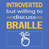 Funny Introverted Braille Love Basic T-shirt | Artistshot