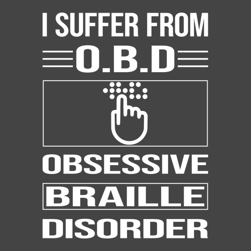 Funny Obsessive Braille Cool Basic T-shirt | Artistshot