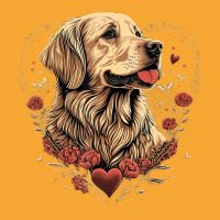 Funny Golden Retriever Dog Valentine Day T Shirt Basic T-shirt | Artistshot