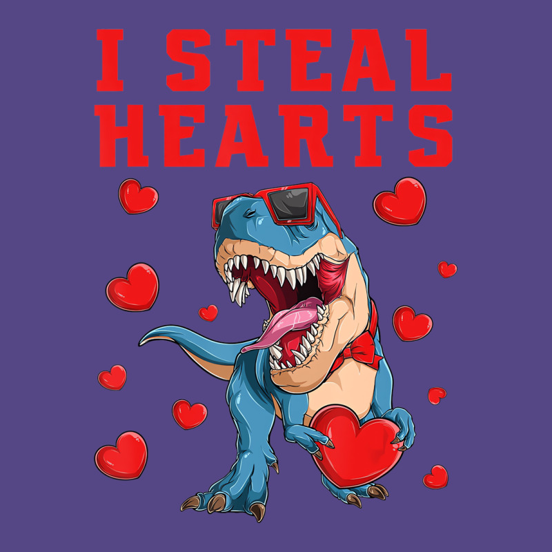 I Steal Hearts Valentines Day Dinosaur Boys Men Lo Basic T-shirt | Artistshot