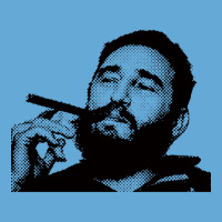 Young Fidel Castro Smoking Cigar Retro Basic T-shirt | Artistshot