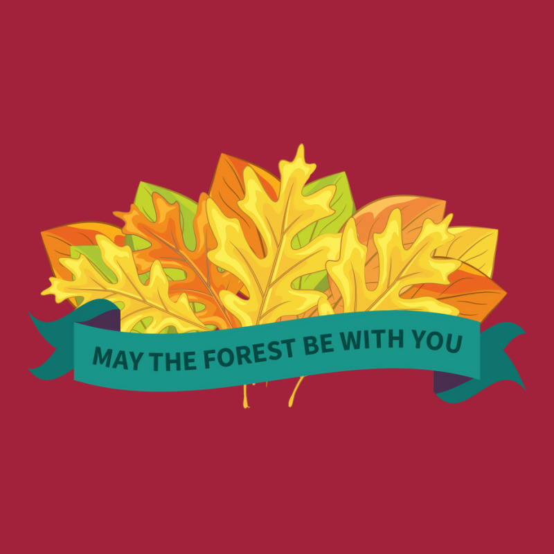 May The Forest Be With You Banner Hipster Basic T-shirt by manicklasturr | Artistshot