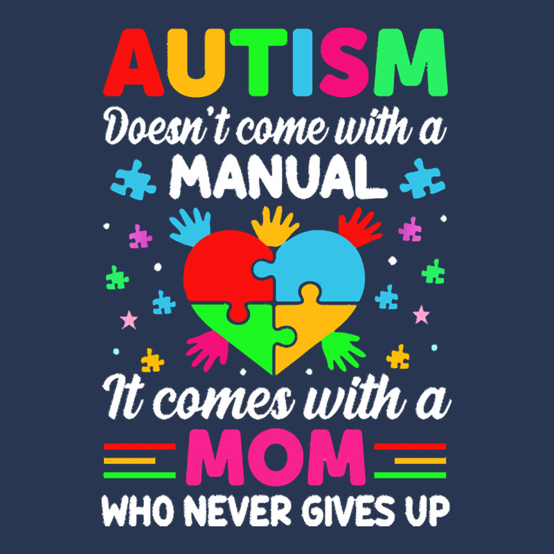 Autism Awareness T  Shirt Autism Doesn't Come With A Manual It Comes W Ladies Denim Jacket by joanie38206 | Artistshot