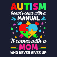 Autism Awareness T  Shirt Autism Doesn't Come With A Manual It Comes W Women's V-neck T-shirt | Artistshot