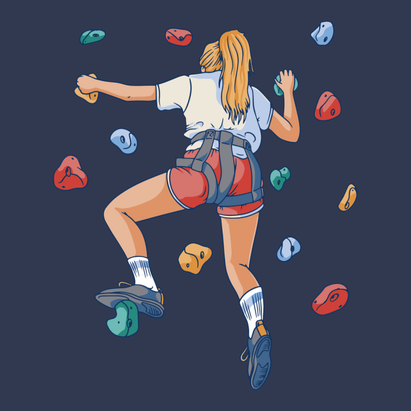 Woman Climbing A Wall Aesthetic Basic T-shirt | Artistshot