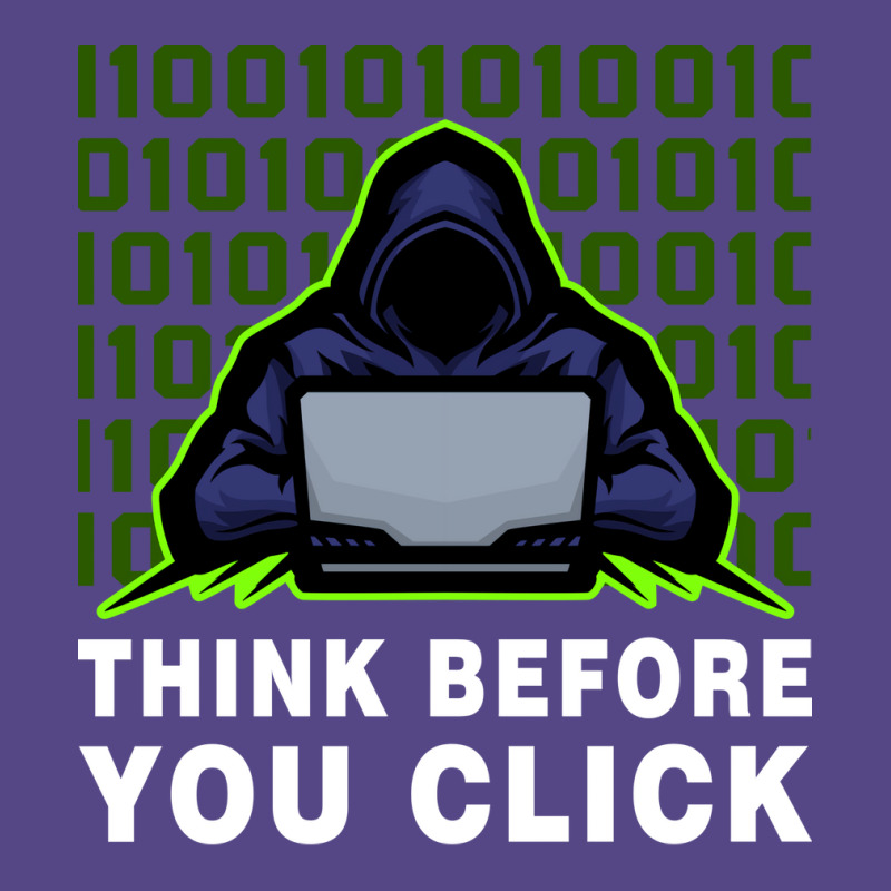 Think Before You Click Cybersecurity Awareness Coo Basic T-shirt | Artistshot