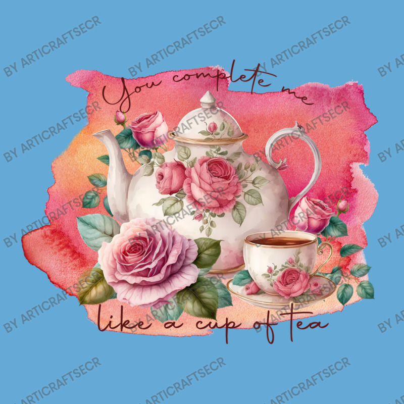 Floral Romantic Tea Pot And Cup Basic Youth T-shirt by ArticraftsECR | Artistshot