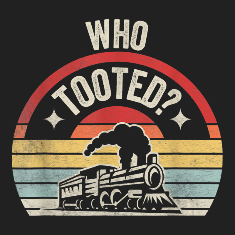 Retro Who Tooted Funny Train Lover Model Railroad Basic Youth T-shirt | Artistshot