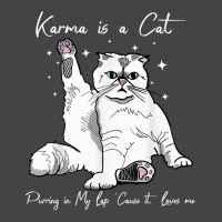 Karma Is A Cat Purring In My Lap Cause It Loves Me Basic Youth T-shirt | Artistshot