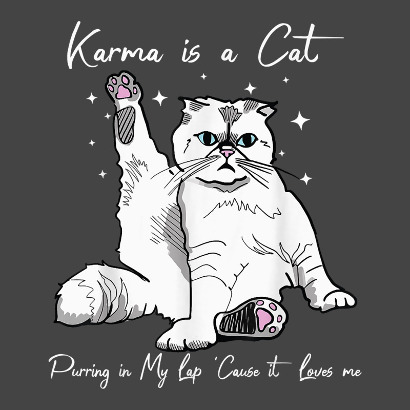 Karma Is A Cat Purring In My Lap Cause It Loves Me Basic Youth T-shirt | Artistshot