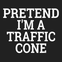 Pretend I'm A Traffic Cone Lazy Halloween Costume Basic Youth T-shirt | Artistshot