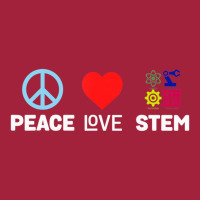 Peace Love Stem Science Technology Engineering Mat Basic Youth T-shirt | Artistshot