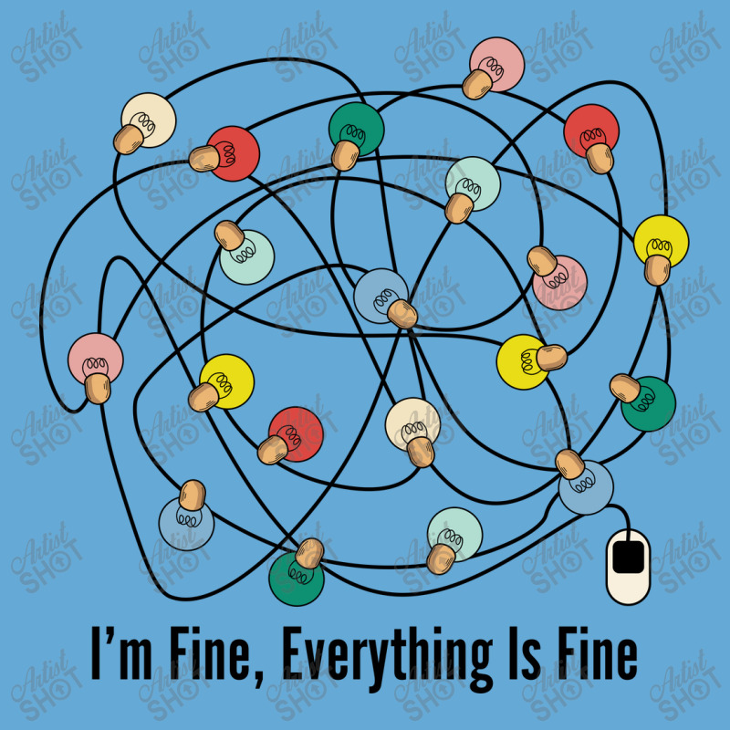 I'm Fine Everything Is Fine Basic Youth T-shirt | Artistshot