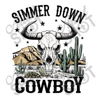 Simmer Down Cowboy Raglan Crop Top | Artistshot