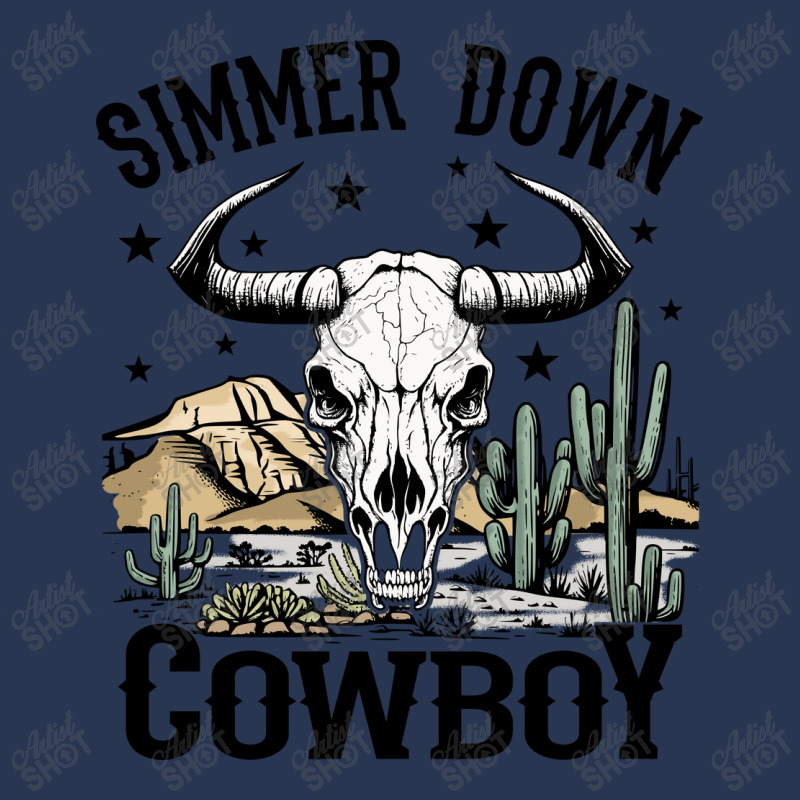 Simmer Down Cowboy Ladies Denim Jacket | Artistshot