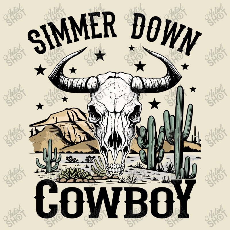 Simmer Down Cowboy Cropped Hoodie | Artistshot