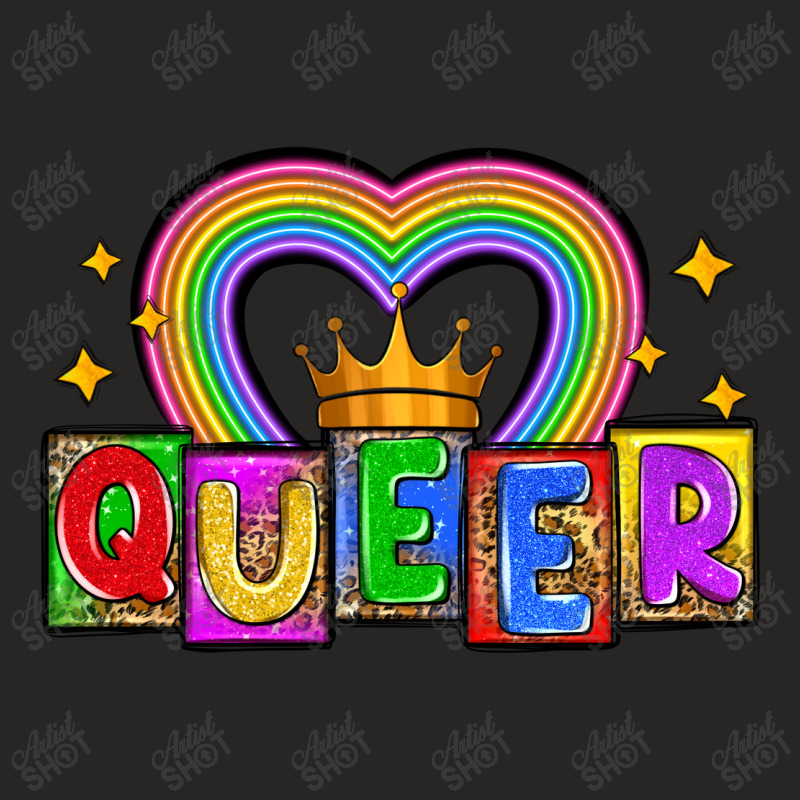 Queer Ladies Fitted T-Shirt by Zillion Design Studio | Artistshot