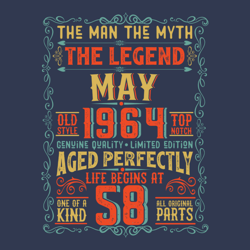 The Man The Myth The Legend 58 Birthday 1964 Green Basic T-shirt by nsikekhizom | Artistshot