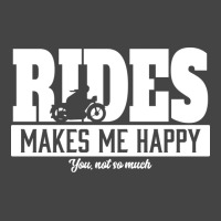 Rides Makes Me Happy Funny Basic T-shirt | Artistshot