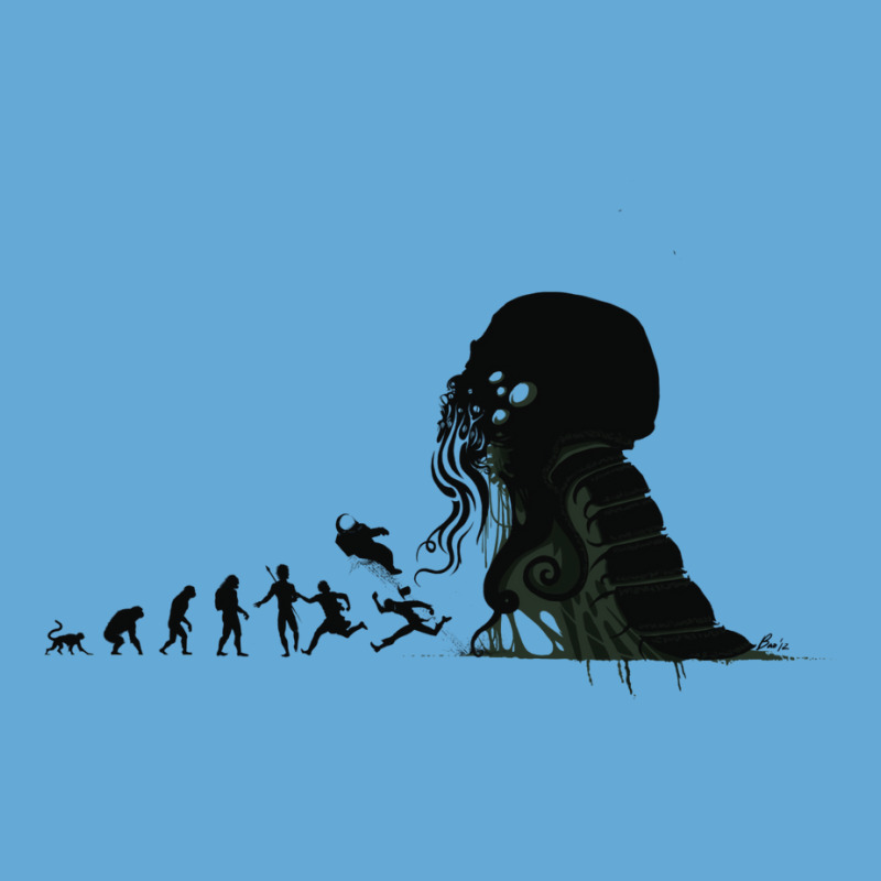 Lovecraftian Evolution Basic T-shirt by keehanquakera | Artistshot