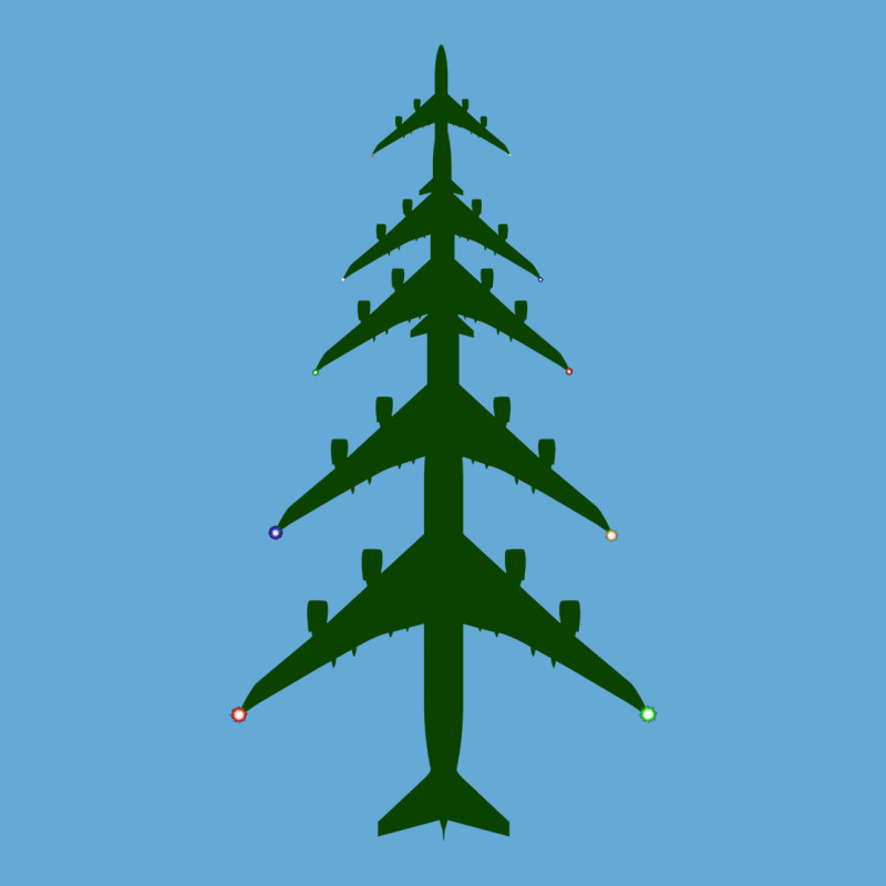 Airliner Airplane Christmas Tree Aviation Holiday Basic T-shirt | Artistshot