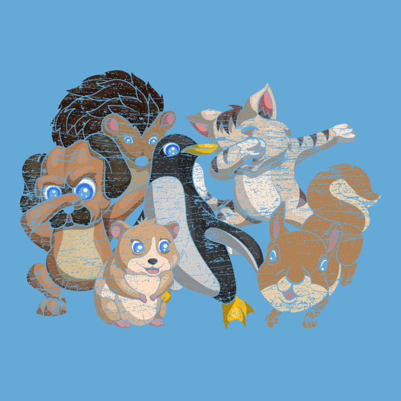 Cat Dog Hedgehog Squirrel Penguin Cute Animals Hip Basic T-shirt | Artistshot