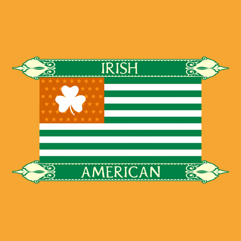 Irish American Flag Nature Basic T-shirt | Artistshot