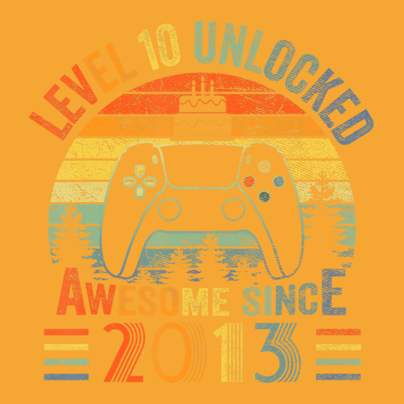 Level 10 Unlocked Video Gamer 10 Years Old 10 Birt Basic T-shirt | Artistshot