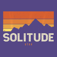 Vintage Solitude Utah Mountains Hiking Sunset Retr Basic T-shirt | Artistshot