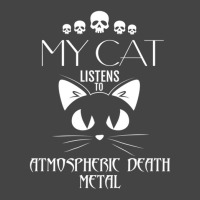 My Cat Listens To Atmospheric Death Metal Basic T-shirt | Artistshot