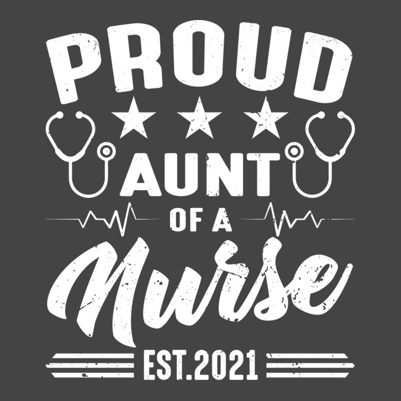 Proud Aunt Of A Nurse Est2021 Retro Basic T-shirt | Artistshot