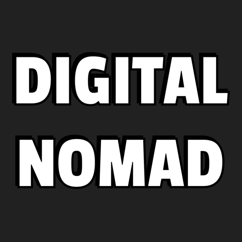 Digital Nomad Girl Basic T-shirt | Artistshot